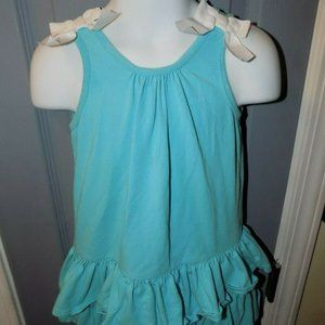 JANIE AND JACK LIGHT BLUE SUNDRESS WITH WHITE BOWS
